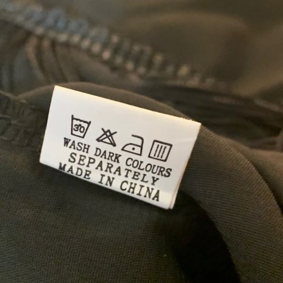 Joy Funear Black Spaghetti Strap Deep V-Neck Cocktail Mini Dress L NIB - Picture 6 of 6